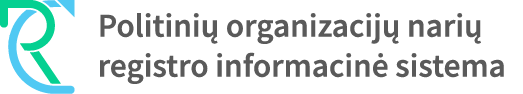 Politinių organizacijų registro informacinė sistema